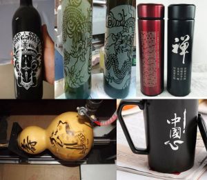常德酒瓶葫芦工艺品激光雕刻机